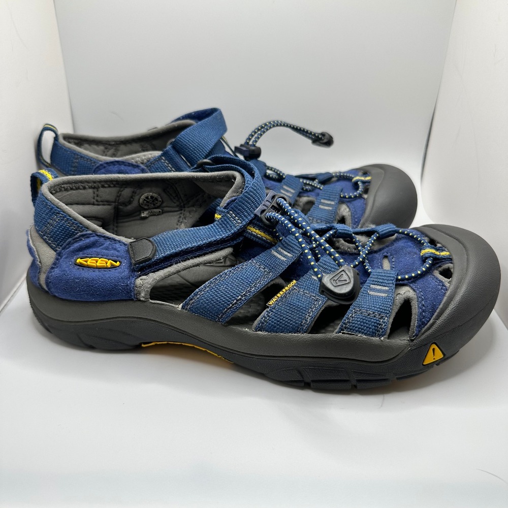 Keen‎ Newport H2 size 6 Blue Yellow Waterproof Hiking Sport Sandals 1009962
